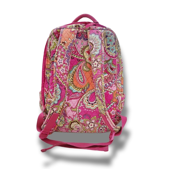 Vera Bradley Pink and Orange Kids Backpack - Picture 7 of 8